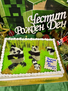 Тематична украса Майнкрафт рожден ден