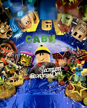 Roblox парти Елмо София