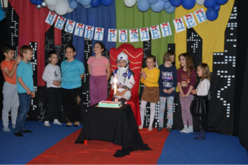 Детски Космос рожден ден в парти клуб Елмо