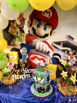 Super Mario рожден ден в Детски парти клуб Елмо