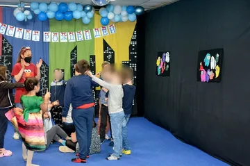 Тематична украса за рожден ден Among Us