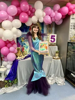 Русалки парти в Детски парти клуб Елмо - морска украса