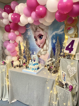 Украса и атмосфера за Frozen парти за рожден ден