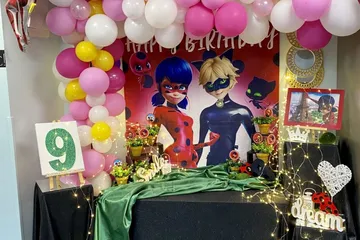 Тематична украса Калинката и Черният котарак парти