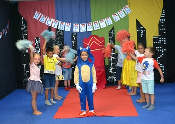 Sonic парти в детски парти клуб Елмо София