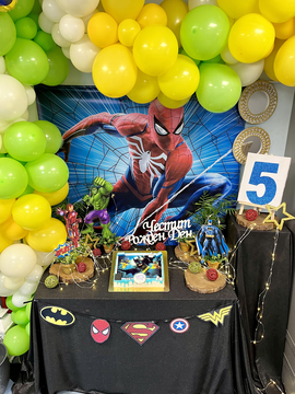 Тематична украса за Спайдърмен рожден ден в София