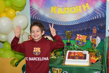 Футболен рожден ден София детски парти клуб Елмо