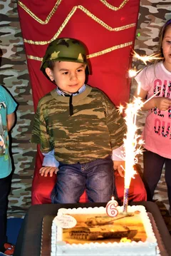 Тематично парти Военна мисия за деца