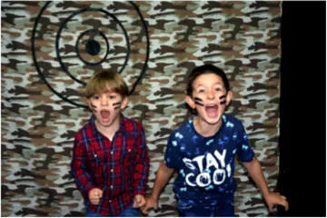 Военни игри за деца парти Елмо