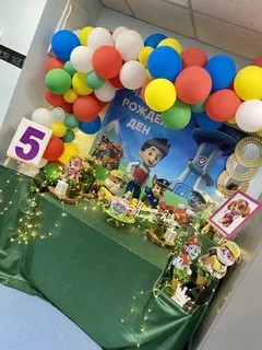 Фолиева дискотека Paw Patrol парти в Елмо