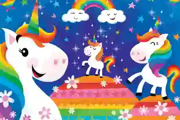 Еднорози парти в Елмо